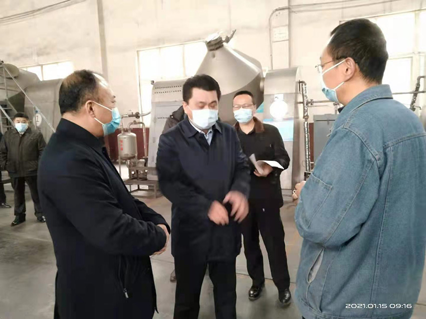 區長巴海峰、應急局局長肖之旭來我公司...